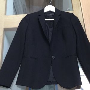 J Crew Super 120s black wool blazer. Never worn